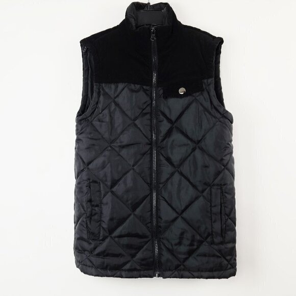 Boy's Quilted / Velvet Vest Size: Small - Picture 1 of 4